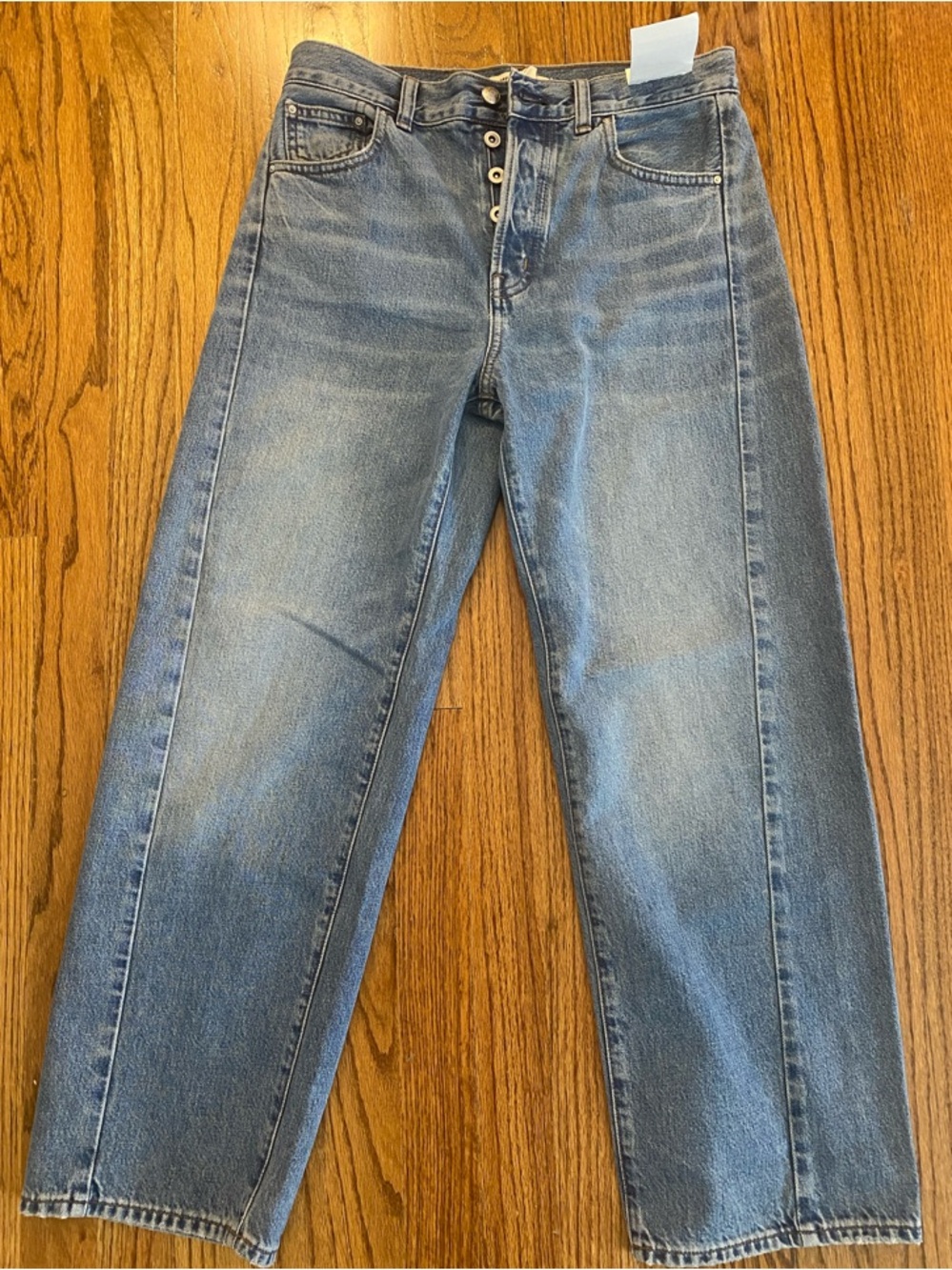 Madewell Women’s Pieced Barrel Leg Jeans
